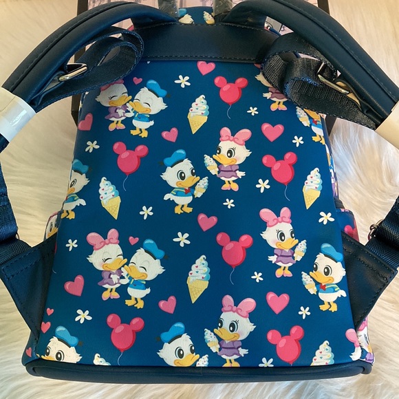 Loungefly Disney Donald & Daisy Mini Backpack - NWT main image 7